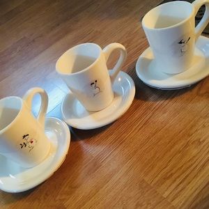 Williams Sonoma cups and saucers